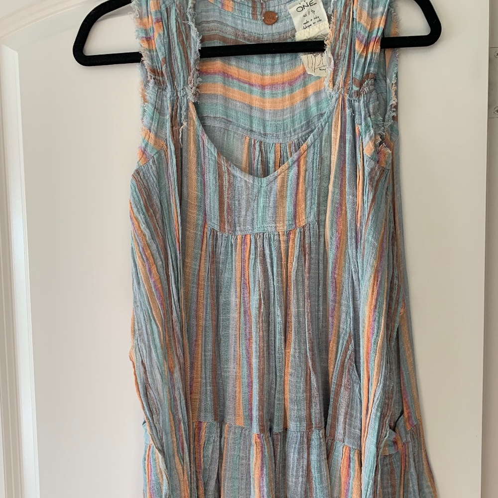 Free People Hippie Wrap Tie Dress